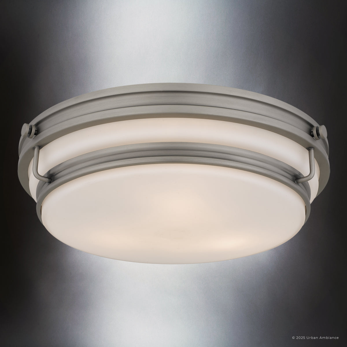 Luxury Contemporary Ceiling Light, Antique Nickel, UQL6374