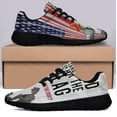thumbnail image 3 of Memorial Day Thank you Veteran Kneel For The Cross Shoes Sneakers Black Size 7.5, 3 of 7