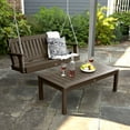 thumbnail image 2 of Highwood 4ft Lehigh Porch Swing with 1 Coffee Table - Outdoor, Eco-friendly, Synthetic Wood, 2 of 7