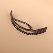 Sardfxul Punk Rock Cuff Wrap Leather Bracelet Chain Spike Rivets Bracelet Gothic Bracelets Multilayer Bracelet Jewelry Adjustable
