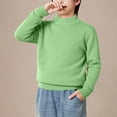 thumbnail image 4 of Hrsba Long Sleeve Kids Tops for winter Fall, Kids Warm Winter Wear Unisex Fall Winter Top Kids Round Neck Shirt Long Sleeve Solid Color Fleece Lined Base Layer for Boys and Girls Size 2-14 Years, 4 of 4