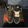thumbnail image 3 of Size 7Y - Jo r-dan 1 Retro OG GS High Dark Marina Blue, 3 of 6