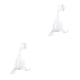 thumbnail image 2 of Inteprter Soporte para cabezal de ducha Ventosa de plástico Soporte para cabezal de ducha 360° ajustable Blanco 2Conjunto, 2 of 6