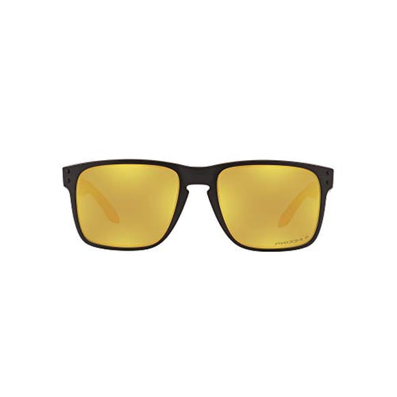Oakley Men's OO9417 Holbrook XL Square Sunglasses, Matte Black/Prizm 24K Polarized, 59 mm