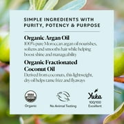 Sky Organics Organic Argan and Fractionated Coconut Oil to Combat Hair Frizz, 2 fl oz