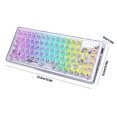 thumbnail image 2 of K75 Mechanical Keyboard RGB 82 Keys Mini Gaming Keyboard for Computer PC Laptop, 2 of 9
