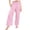 Pink -CY29, variant on Nestiefly Girls Checkered Wide Leg Pants for Kids Palazzo Elastic High Waist Straight Trousers with Pockets Casual Loose Trendy Beach Vacation Trousers Pink 120