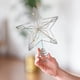 thumbnail image 5 of Decoraciones navideñas, decoración de estrella para la copa del árbol de Navidad, iluminación, decoración navideña, estrella superior tridimensional, estrella de cinco puntas hueca, decoraciones para, 5 of 6
