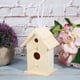 thumbnail image 4 of 2 uds innovadora casa de madera para pájaros al aire libre caja de cría de pájaros jaula ornamento decoración de jardín, 4 of 8