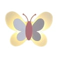 thumbnail image 1 of Lámpara de pared LED, luces de noche , pared de mariposa, lámpara de luz cálida moderna para decoración de cafetería, pasillo, ca Blanco rosa Sunnimix lámpara de pared, 1 of 8