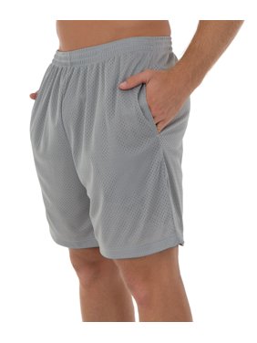 Athletic Works Men's and Big Men's Active Rice Hole Mesh Short, up to 5XL