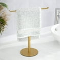 thumbnail image 4 of Oiur Bath Hand Towel Holder Easy to Install Multi-Purpose Bathroom Countertop T-Shape Towel Bar Rack Stand with Heavy Base,Golden, 4 of 8