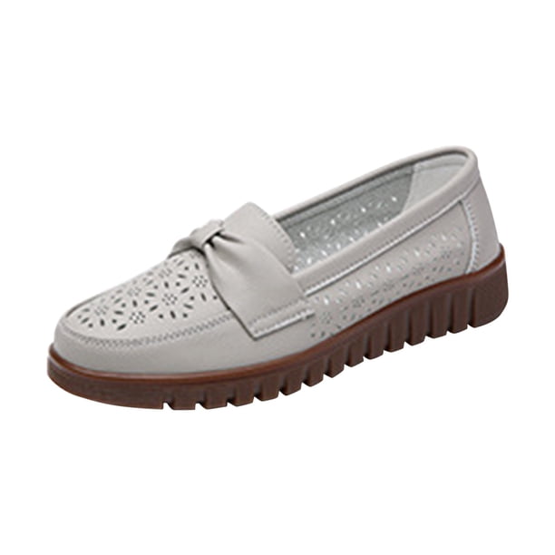 Amzcrzy Zapatos de mujer,Zapatos de mujer,Zapatillas de mujer, Zapatos planos versátiles para mujer, suela suave, talla grande, zapatos casuales de color, zapatos de cuero Sandalias Mujer Zapatillas