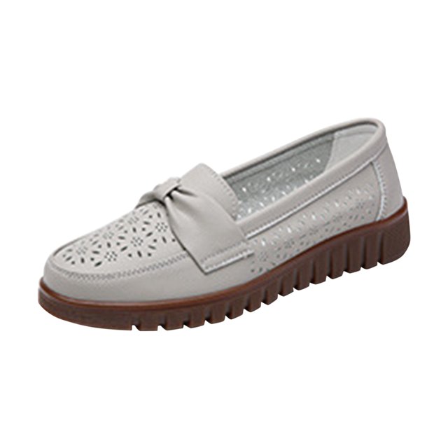 Amzcrzy Zapatos de mujer,Zapatos de mujer,Zapatillas de mujer, Zapatos planos versátiles para mujer, suela suave, talla grande, zapatos casuales de color, zapatos de cuero Sandalias Mujer Zapatillas