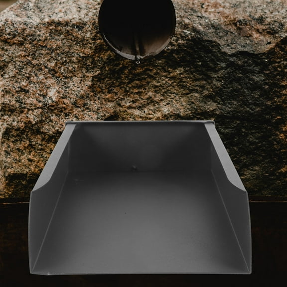SOPOTUTU Durable Aluminum Rain Gutter Downspout Diverter Dark Grey for Pipe Anti-Rust