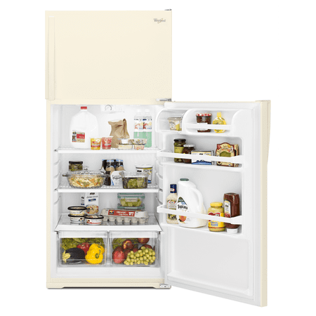 Whirlpool - 14.3 Cu. Ft. Top-Freezer Refrigerator - Biscuit