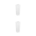 thumbnail image 4 of sweethay Moldes de silicona Multi-cara Multi-formas Accesorio de bricolaje Buenos adornos Herramientas hechas a mano Multiusos Suministros para cubo trapezoidal 2piezas sweethay CBP376096, 4 of 6