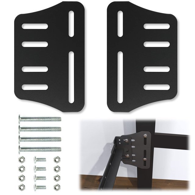 appacare 2 soportes para marco de cama Modi-Plate, adaptador/conector para marco de cama, modificación de marco de cama resistente para conectar el cabecero y el pie
