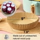 thumbnail image 4 of Forros de papel desechables Air Fryer, 200 piezas, redondos de 9 pulgadas, 4 of 7