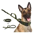 thumbnail image 3 of Juego De Correa Y Collar Táctico Ajustable Para Perros, 3 of 8