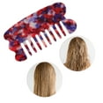 thumbnail image 5 of Unique Bargains 1 Pc Anti-Static Comb Hair Comb Assorted Color Acetate Sheet, 5 of 5
