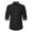 Black, variant on YABCSAZ Mens Oxford Shirt Long Sleeve Button Down Shirts Solid Color Regular Fit Shirt Tops Dress Shirts with Pocket