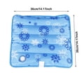 thumbnail image 2 of Tapis d'Été Rafraîchissant, Coussin Confortable Rempli de Gel et d'Eau, Oreiller Glacé pour Usage Intérieur, Coussinet Doux et Réutilisable pour la Maison, les Voyages, le Siège d'Auto et le Salon, 2 of 4