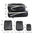 thumbnail image 2 of Compression Packing Cubes for Suitcases, Lightweight Travel Luggage Organizer Packing Bags Storage Bags Travel Essentials Bag, 2 of 5