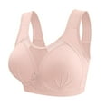 thumbnail image 3 of ALLLIST Red Women Bras Solid Wirefree Bralette Comfy T Shirt Ladies Bras Size 36-44, 3 of 4