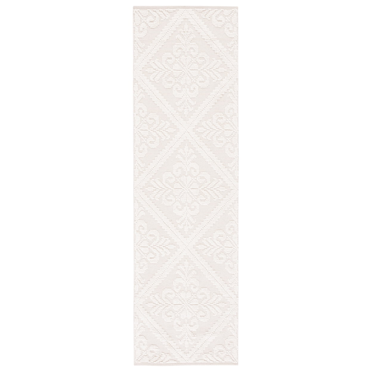 SAFAVIEH Vermont Wayland Trellis Area Rug, Ivory, 6' x 6' Round