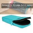 thumbnail image 5 of Emoshayoga Étui de Transport Fin pour Switch, Sac de Rangement en Nylon pour Machine de Jeu, Sac de Protection à Fermeture éclair Souple Compatible avec Nintendo Switch Lite(Bleu), 5 of 5