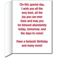 Jumbo Greeting Cards Giant 16th Birthday Card (Presents and Balloons