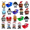 thumbnail image 5 of Papá Noel saltando en cadena, alce, pingüino, muñeco de nieve, juguete de cuerda, árbol de Navidad, regalos de Navidad, 5 of 5