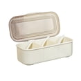 thumbnail image 5 of Callipe Condiment Server with Ice Tray Cold Serving Tray for Bar Fruit Salad Taco Multipurpose Chilled Condiment Caddy with Compartments And Separate Lids, 5 of 8