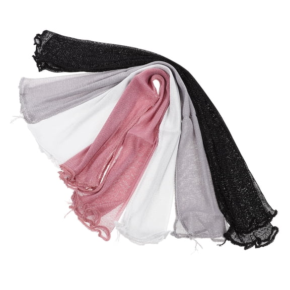 Clispeed 4 Pairs Women Arm Sleeve Pink Cloth Bug Protection Driving Summer