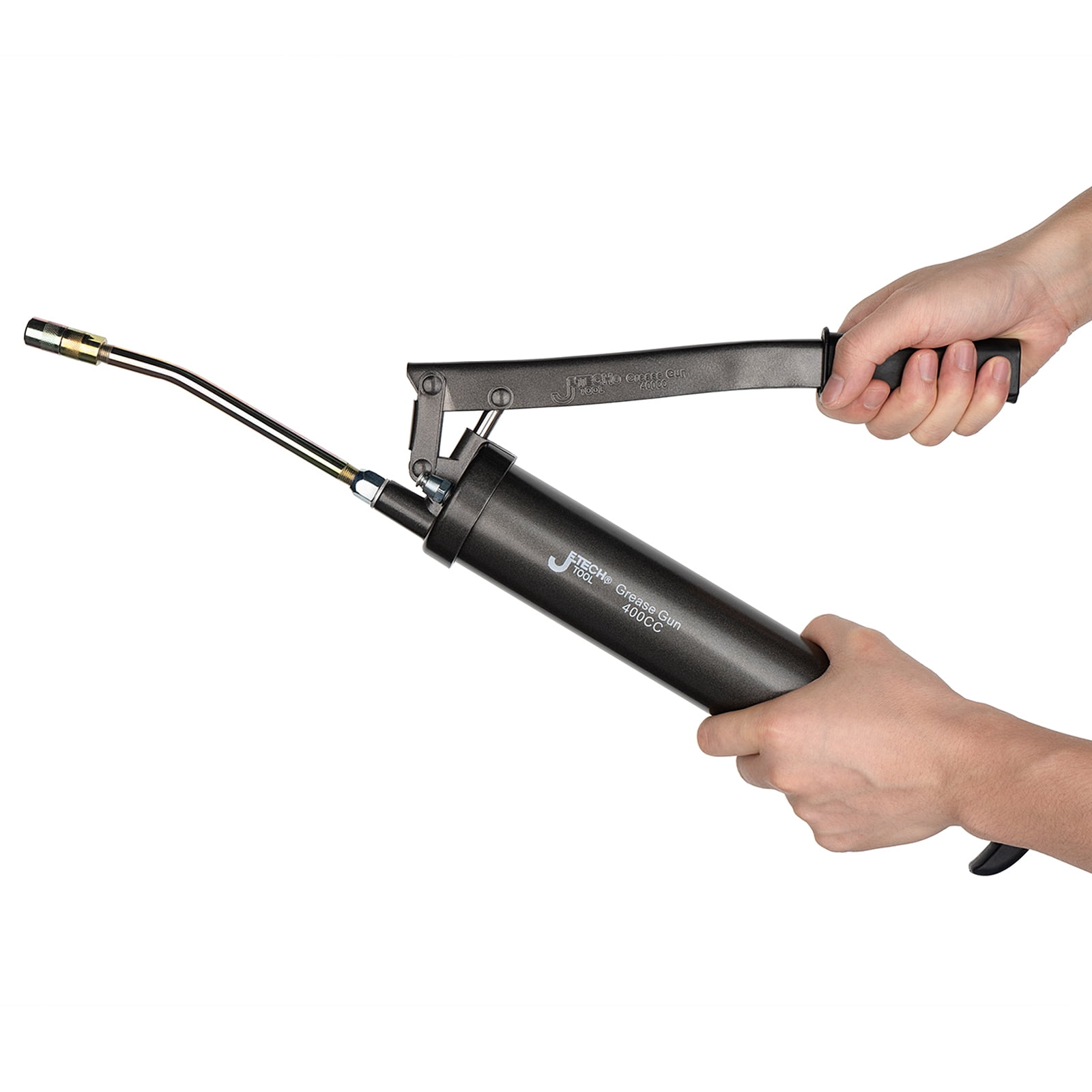 Jetech Lever-Action Grease Gun 4500 PSI Working Pressure, 14oz Cartridge Loading