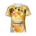 thumbnail image 3 of Naloa Honey Bee Men's T-Shirt Sport T-shirt Men's Basic Tee Casual Men's Shirt, Round Neck, Short Sleeves -, 3 of 5