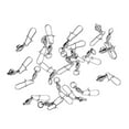 thumbnail image 3 of Almencla 20 Pieces High-strength Fishing Ball Bearing Swivels with Nice Snaps 2# 2, 3 of 6