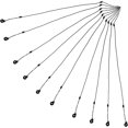 thumbnail image 4 of 40pcs Pen Lanyards Secure Elastic Cords for Hanging Pen Attachments Lost Retrieval Ropes, 4 of 8