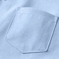 thumbnail image 4 of NIEWTR Boys School Uniform Shirt Long Sleeve Solid Button Down Dress Shirt with Button Cuffs for Daily Wear and Special Events（A-Light Blue,4-5 Years), 4 of 9