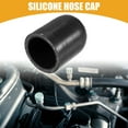 thumbnail image 2 of 1 tapón de extremo de manguera de vacío de admisión de tapa de refrigerante de silicona universal de 38 mm y 1,50 pulgadas de diámetro interior - Coche para puerto de agua de vacío de derivación del calentador de refrigerante - Silicona negra Unique Bargains Tapa de manguera de silicona, 2 of 6