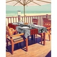 thumbnail image 2 of Fsddascl Red Grey Checkered Outdoor Tablecloth - 54x80 Inch Rectangle Dining Table Cover, Farmhouse Animals Tree Retro Waterproof Outdoor Table Cloth with Umbrella Hole & Zipper for Picnic/Patio, 2 of 7