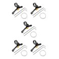 thumbnail image 1 of Yuarrent Conveniente elevador de bicicleta para un fácil ajuste del asiento Controlador de tubería liviano y duradero Negro libre 22.2MM Type2 NO2, 1 of 6