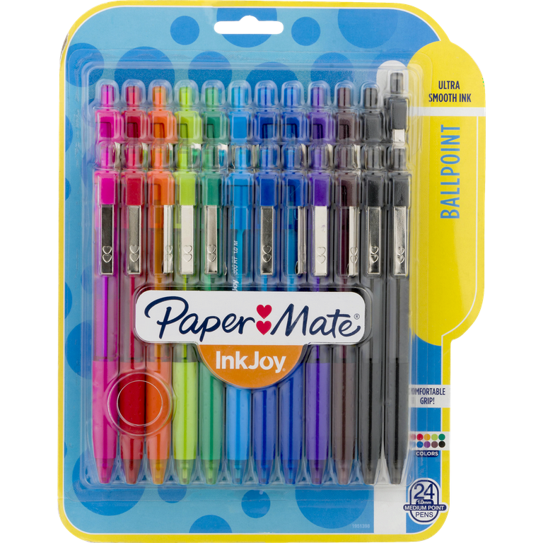Paper Mate® Inkjoy® Ballpoint Stylo-Bille Ultra Smooth Assorted Ink Pens, 8  ct - Harris Teeter