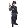 thumbnail image 1 of Set de disfraces para niños SWAT Police Officer Dress Up America, 1 of 7