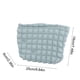 thumbnail image 3 of Estuche Para Lápices De Punto Con Diseño De Bloques De Color Y Estampado De Rayas, Organizador Portátil Para Material Escolar, Color Azul, 3 of 7