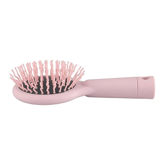 TISHITA Anti-static Hair Comb Brush Rainbow Volume Styling Tools Anti Head Massager Hairbrush with Mirror