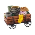 thumbnail image 1 of Maceta Cola para carrito soporte de flores antiguo patio oficina decoración al aire libre, 1 of 7