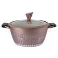thumbnail image 4 of Batería de cocina Kochstelle Luxury 9 piezas Rosa Oro Antiadherente Marmol Moderno, 4 of 4