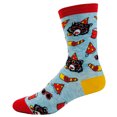 thumbnail image 4 of Youth Party Animal Socks Funny Festive Bear Celebration Novelty Graphic Footwear, 4 of 7